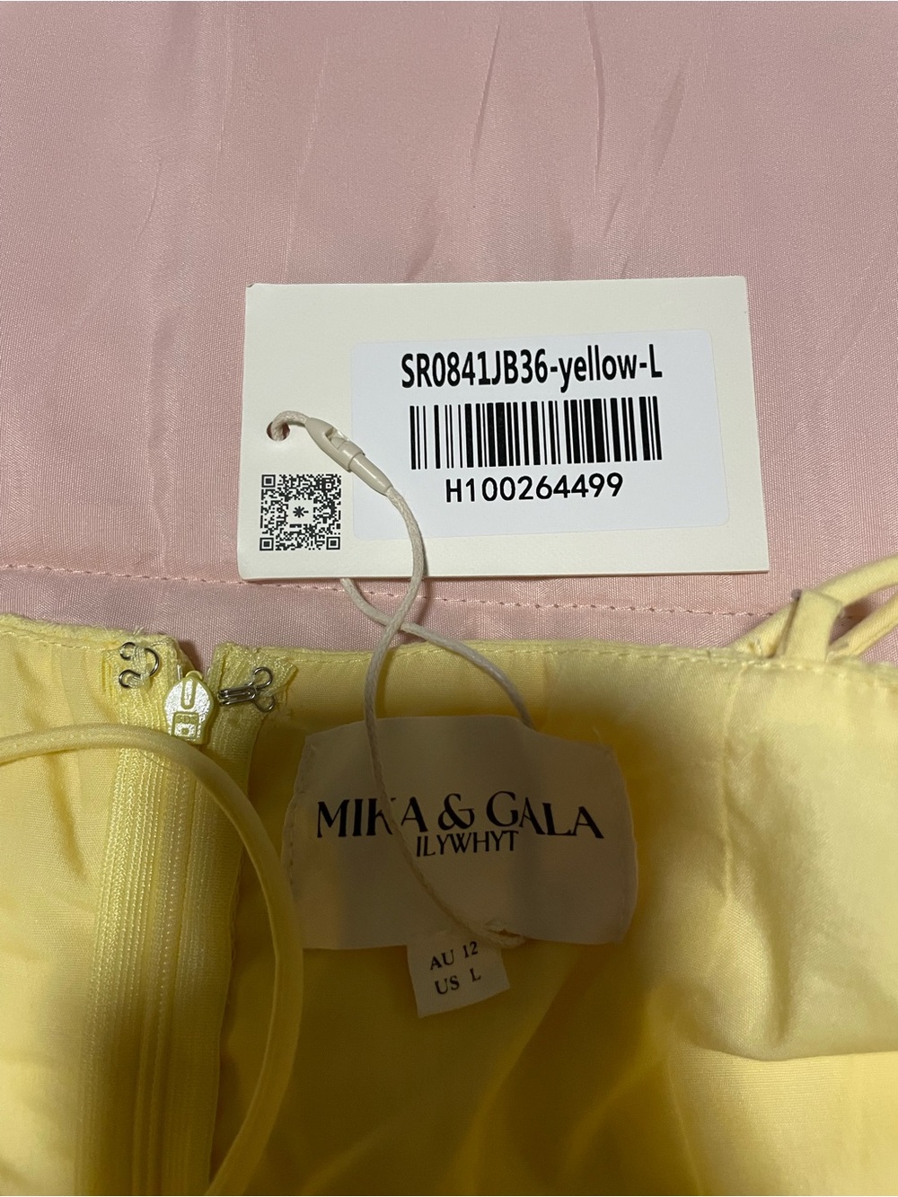 Yellow Mini Dress - Picture 6 of 10